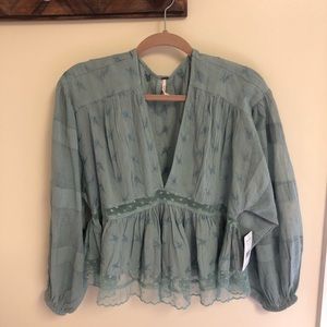 Free People nostalgic feel blouse